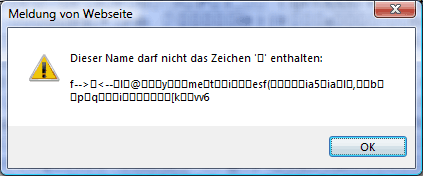 Symbolfehler